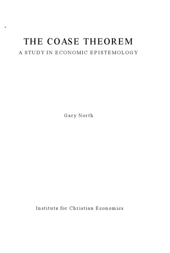 The Coase Theorem