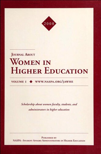 Journal About Women in Higher Education (Volume 1)