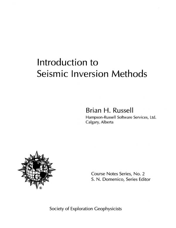 Introduction to Seismic Inversion Methods