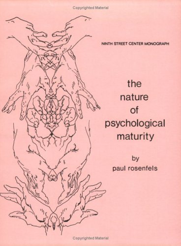 The nature of psychological maturity