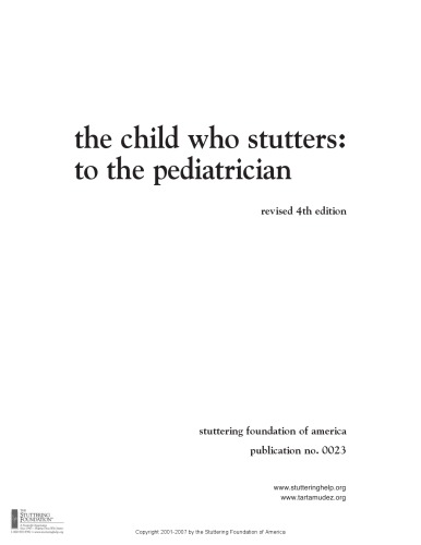 The Child Who Stutters