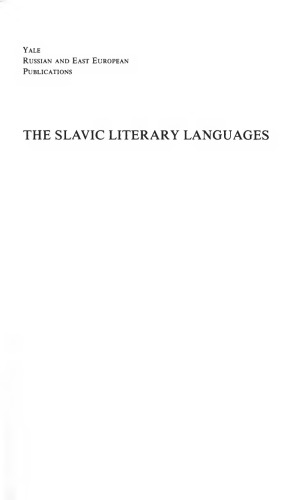 Slavic Literary Languages