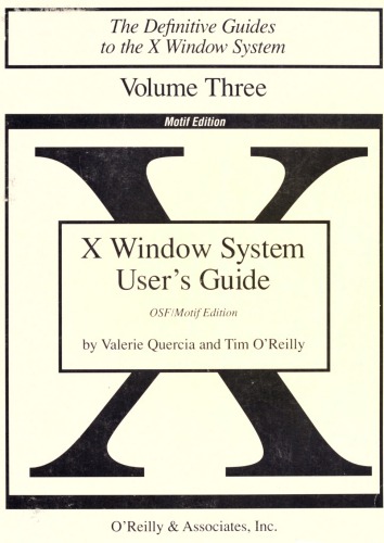 X Window System User's Guide