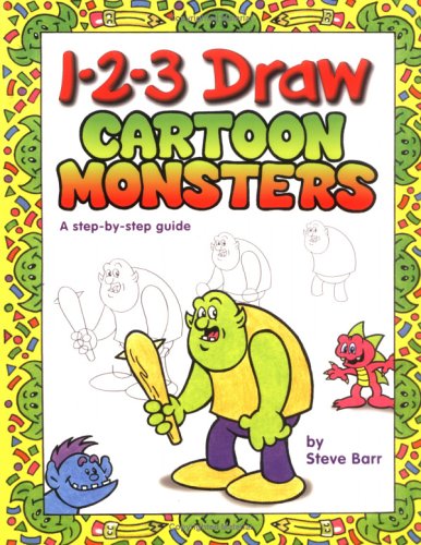 1-2-3 Draw Cartoon Monsters