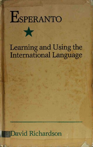 Esperanto Learning And Using The International Language