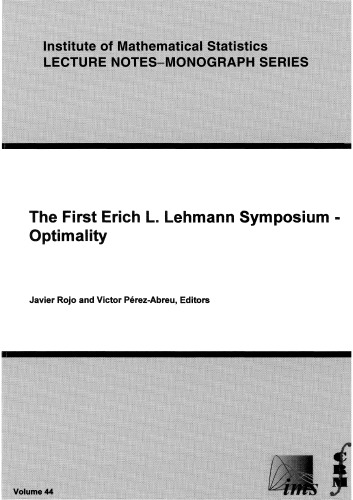 The First Erich L. Lehmann Symposium