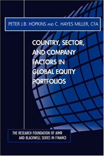 Country, Sector, and Company Factors in Global Equity Portfolios