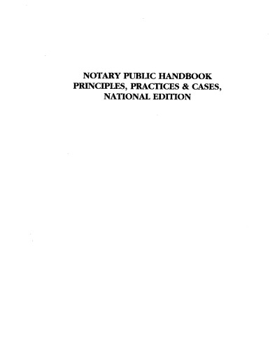 Notary Public Handbook