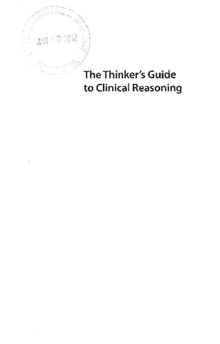 The Thinker's Guide to Clinical Reasoning