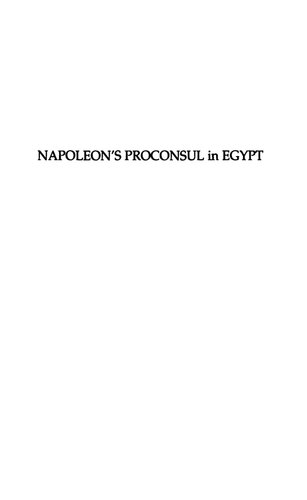 Napoleon's Proconsul in Egypt