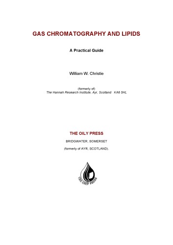 Gas Chromatography And Lipids