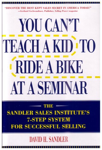 You Can't Teach a Kid to Ride a Bike at a Seminar
