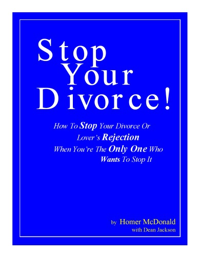 Stop Your Divorce!