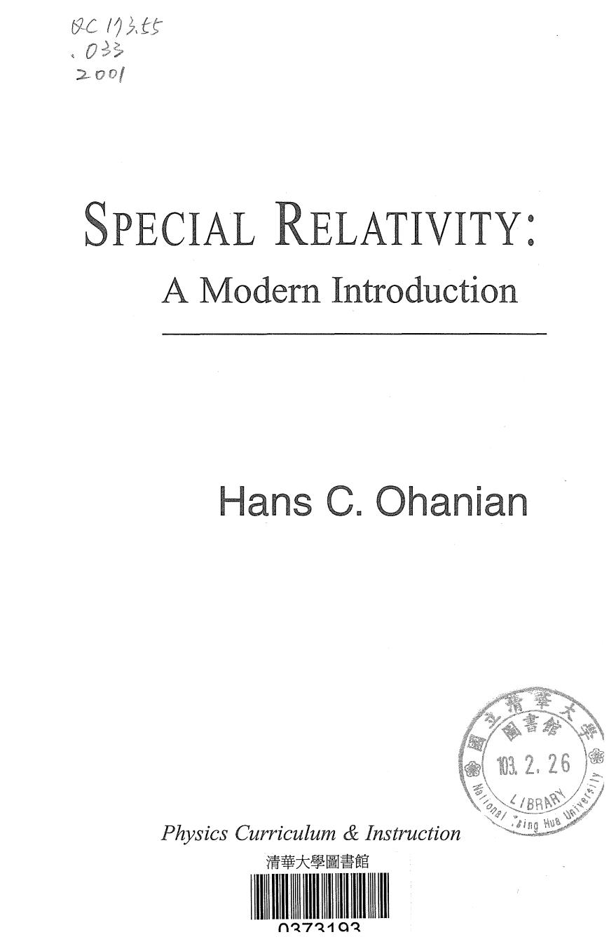 Special Relativity