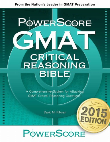 Gmat Critical Reasoning Bible