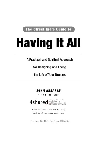 The Street Kid's Guide To Having It All