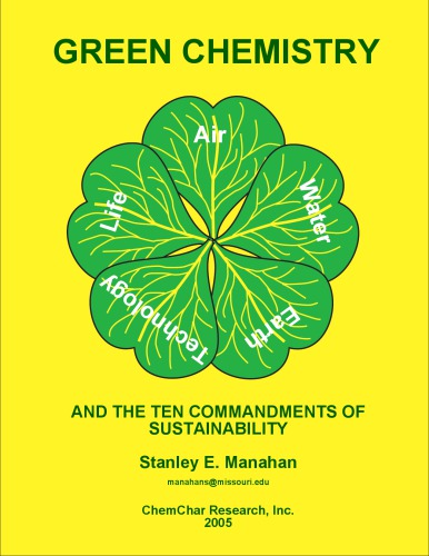 Green Chemistry and the Ten Commandments of Sustainability