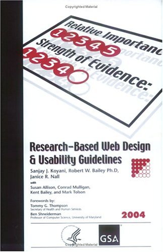 Research Based Web Design &amp; Usability Guidelines