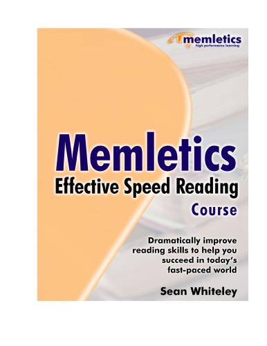 Memletics Effective Speed Reading Course 