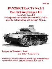 Panzerkampwagen III , Ausf.A, B, C, und D