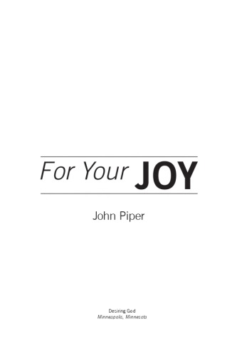 For Your Joy