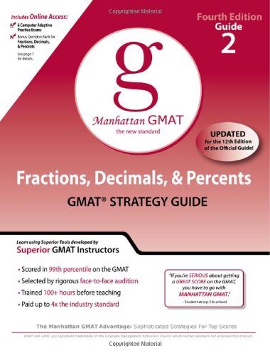 Fractions, Decimals, &amp; Percents GMAT Preparation Guide