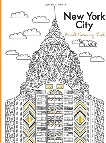 New York City Adult Coloring Book