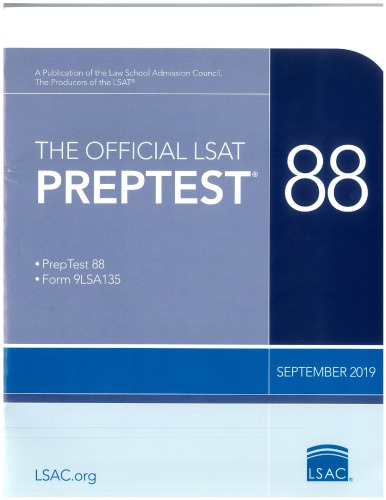 The Official LSAT Preptest 88