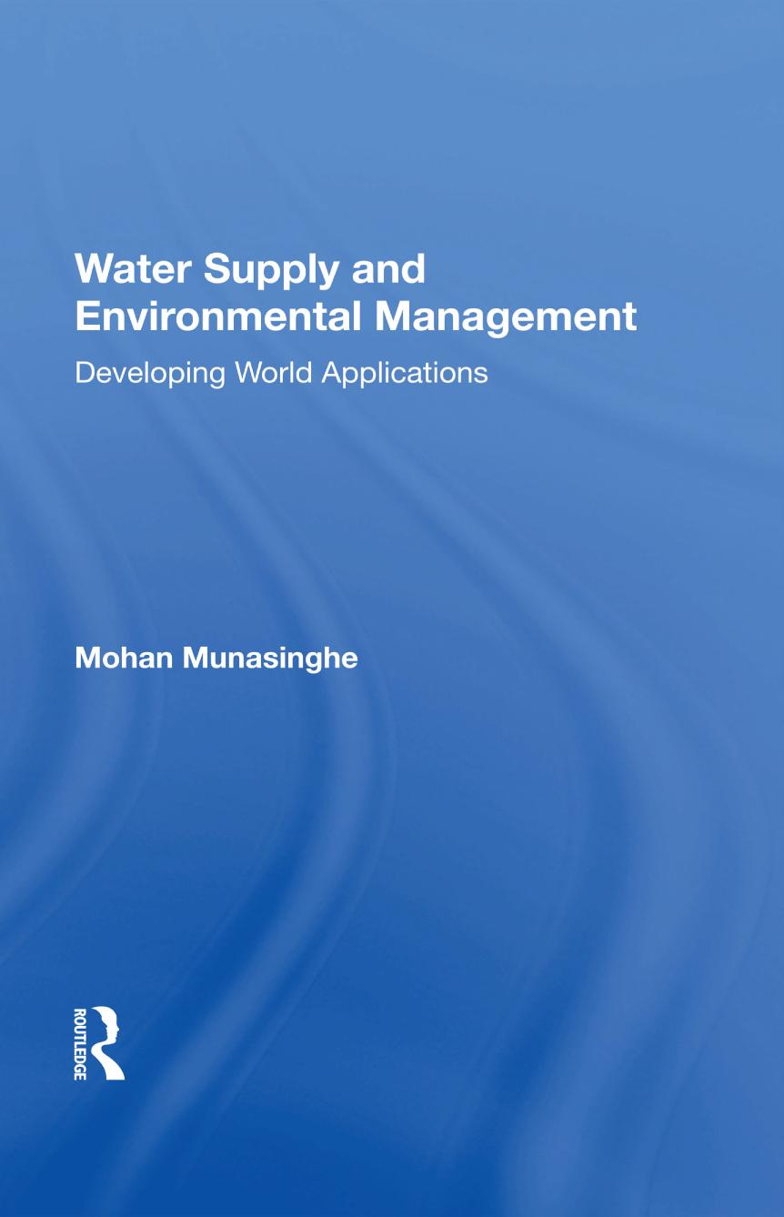 Water Supply and Environmental Management