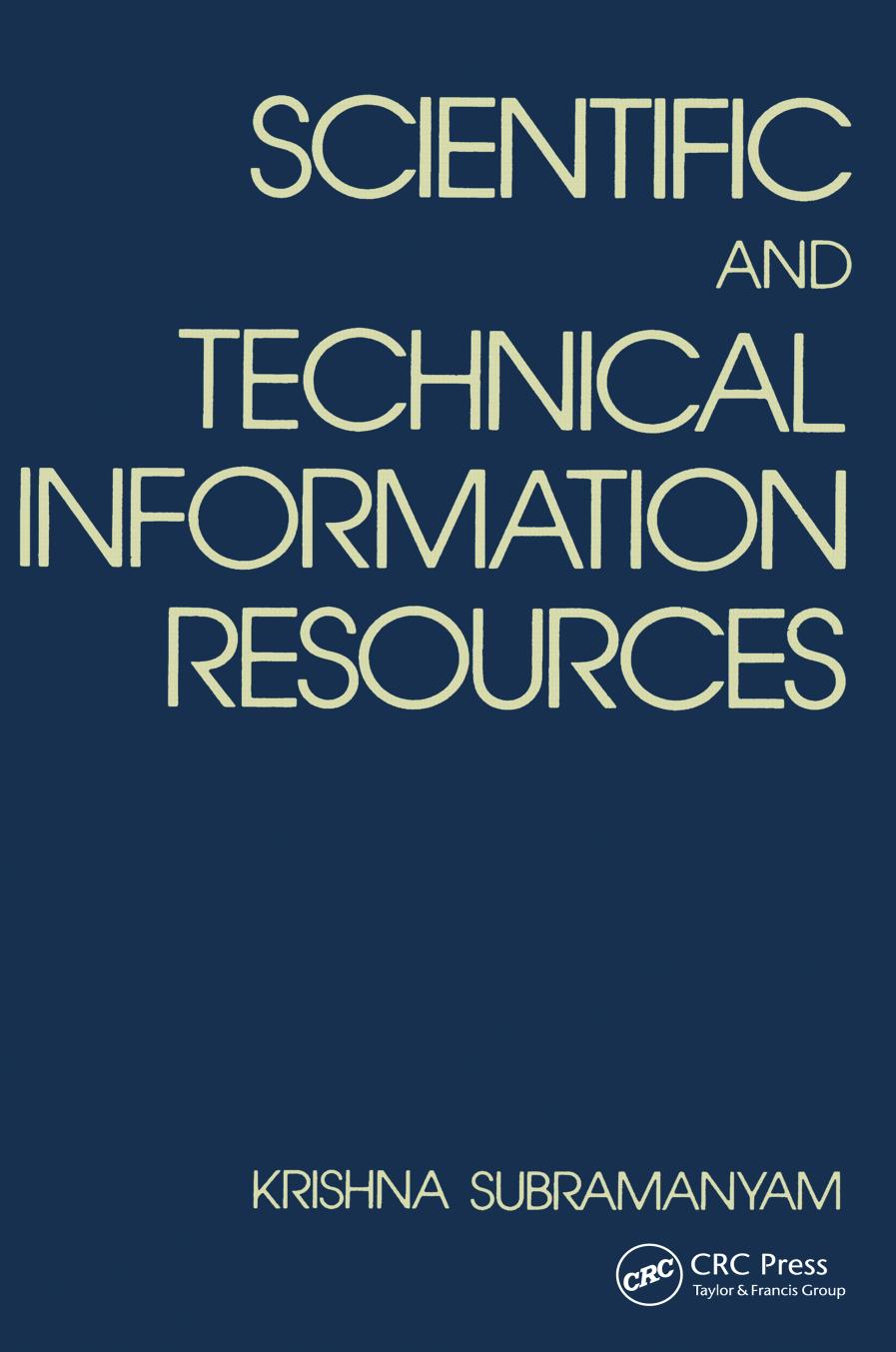 Scientific and Technical Information Resources