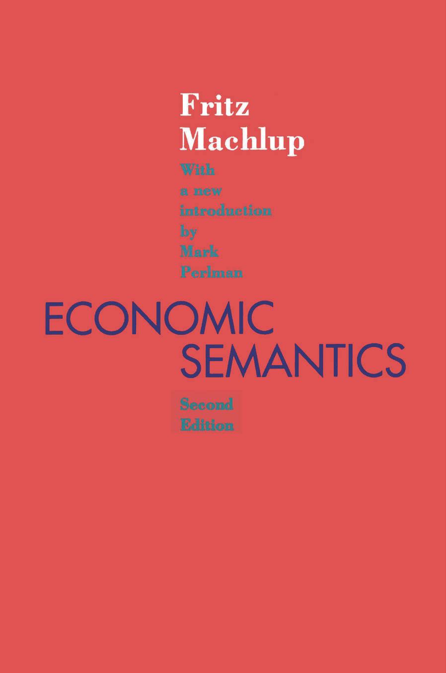 Economic Semantics