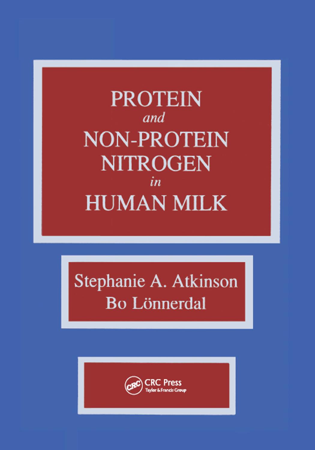 Proteins and Non-Protein Nitrogen in Human Milk