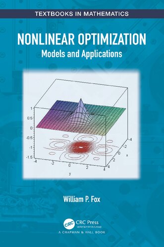 Nonlinear optimization : models and applications