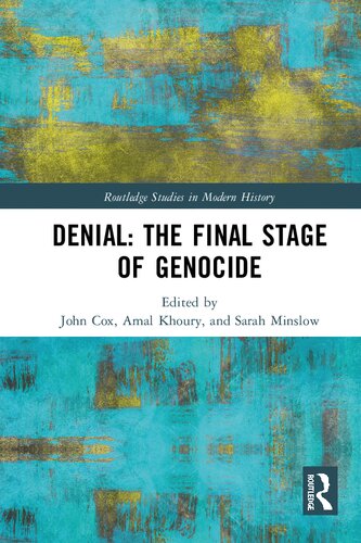 Denial : the final stage of genocide?