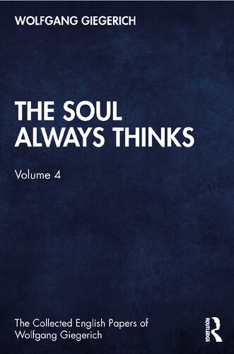 The Soul Always Thinks