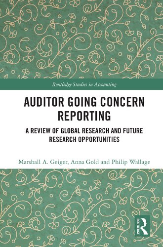 Auditor Going Concern Reporting