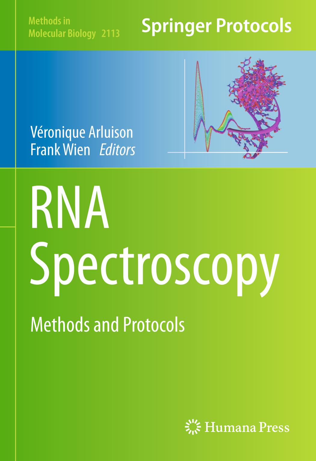 RNA Spectroscopy Methods and Protocols