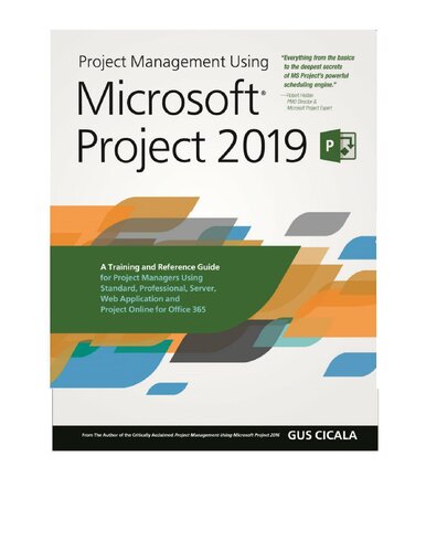 Project Management Using Microsoft Project 2019