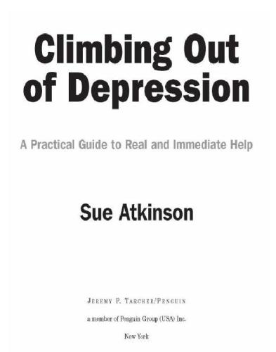 Climbing Out of Depression