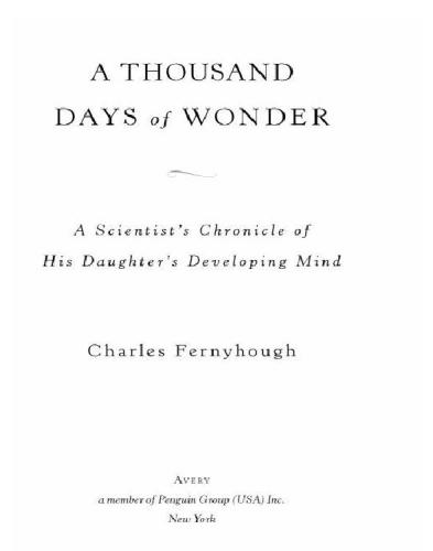 A Thousand Days of Wonder