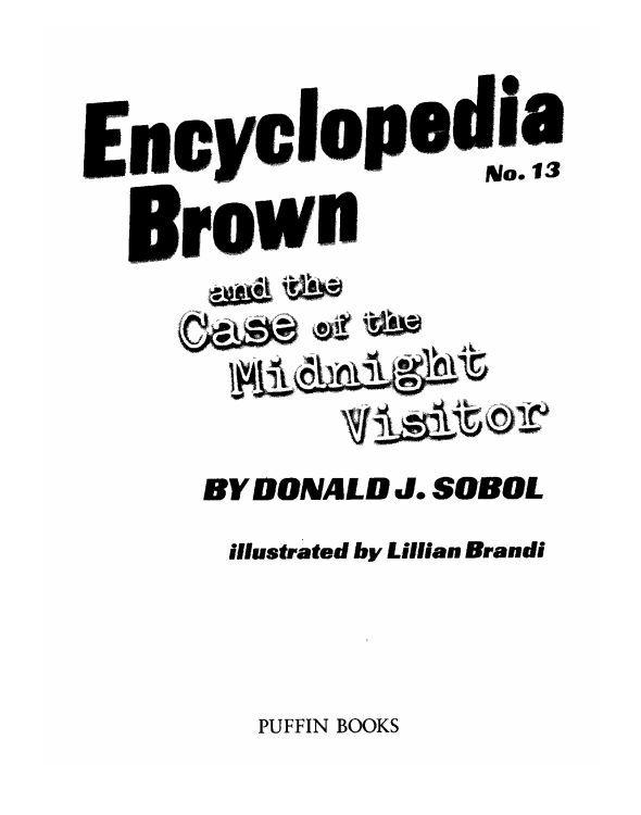 Encyclopedia Brown and the Case of the Midnight Visitor