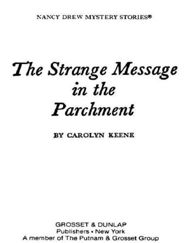 The Strange Message in the Parchment