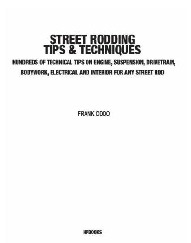 Street Rodding Tips and Techniqueshp1515