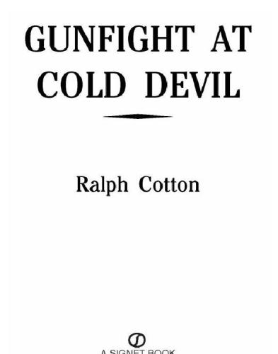 Gunfight at Cold Devil