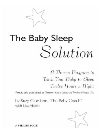 The Baby Sleep Solution