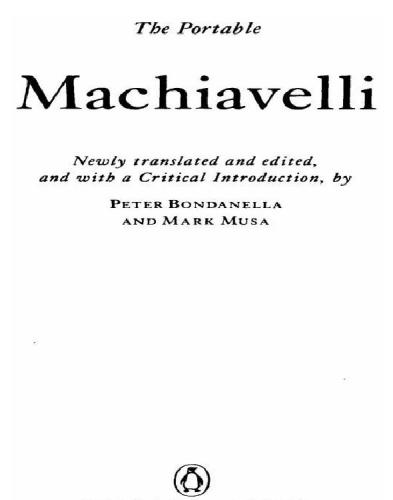 The Portable Machiavelli