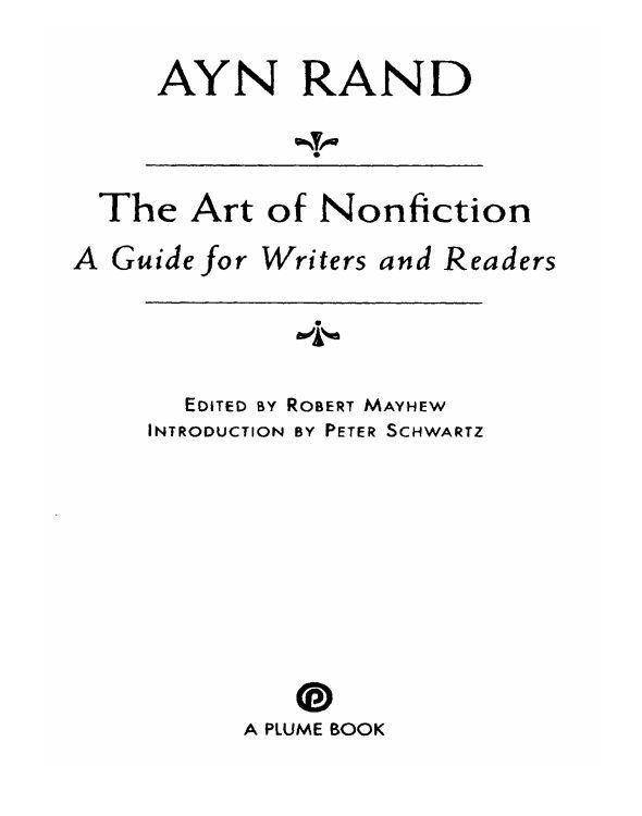 The Art of Nonfiction