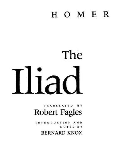 The Iliad