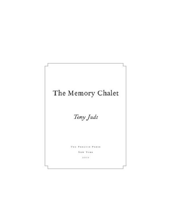 The Memory Chalet