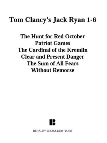 Jack Ryan, Books 1-6